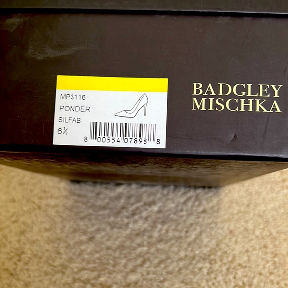 Elegant Badgley Mischka Ponder pointed toe pumps. - Picture 7 of 7